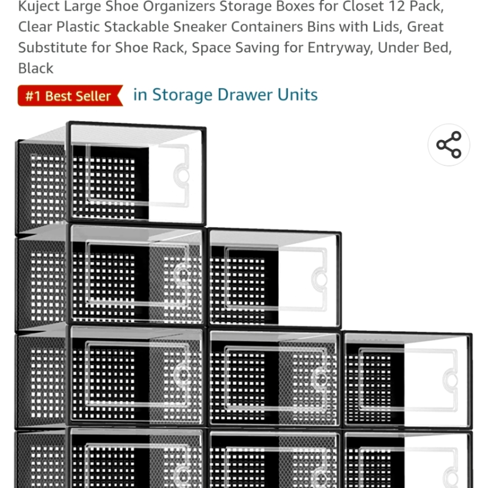 Shoe Display/Storage cases (12Pk)